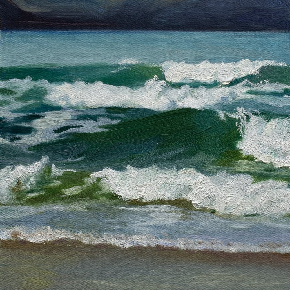 Beach - Original Oil Painting on Canvas