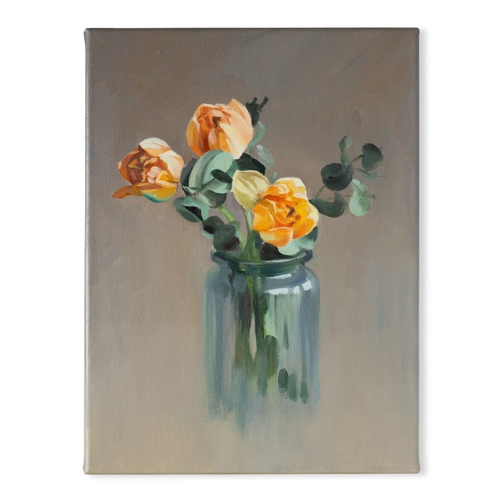 Original Oil Painting on Canvas - Floral