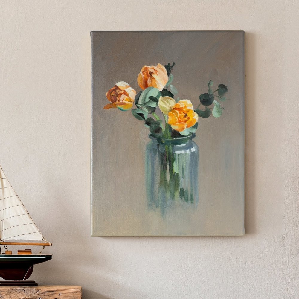 Original Oil Painting on Canvas - Floral