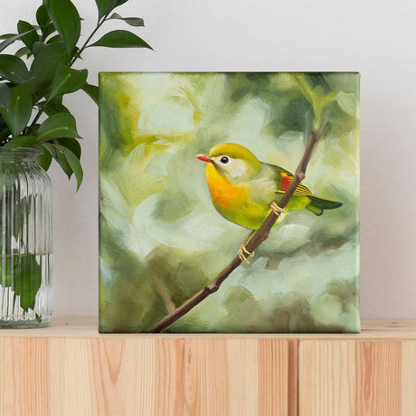 Original Oil Painting on Canvas - Bird#WT2